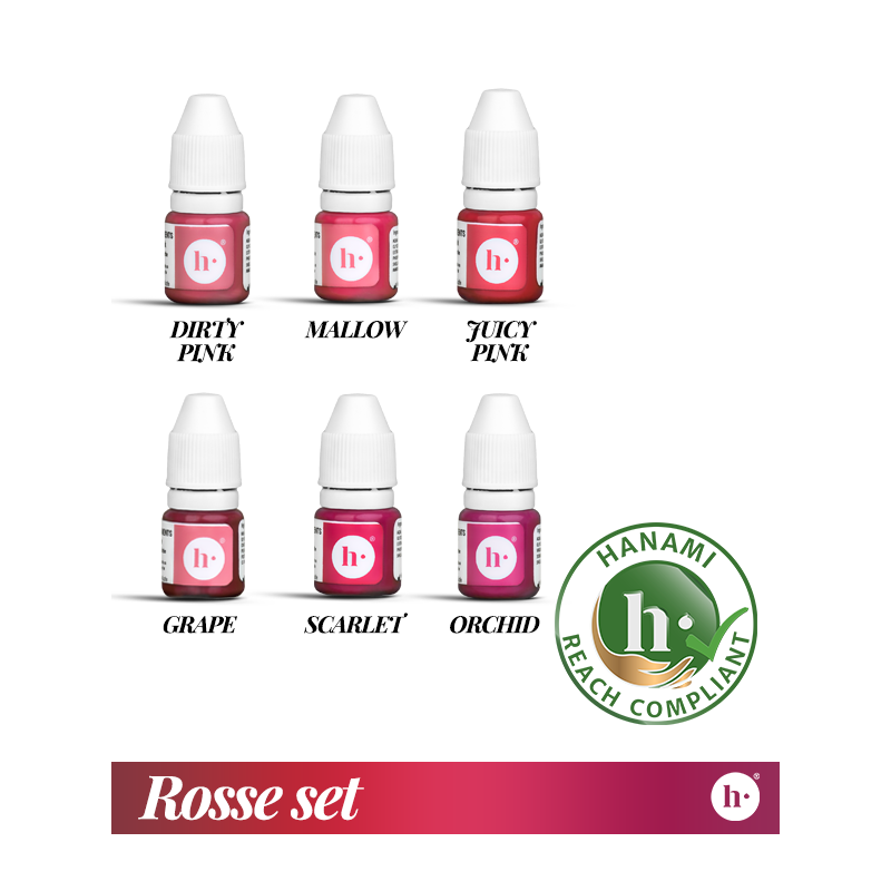 Rosse Lips SET pigmenty na pery